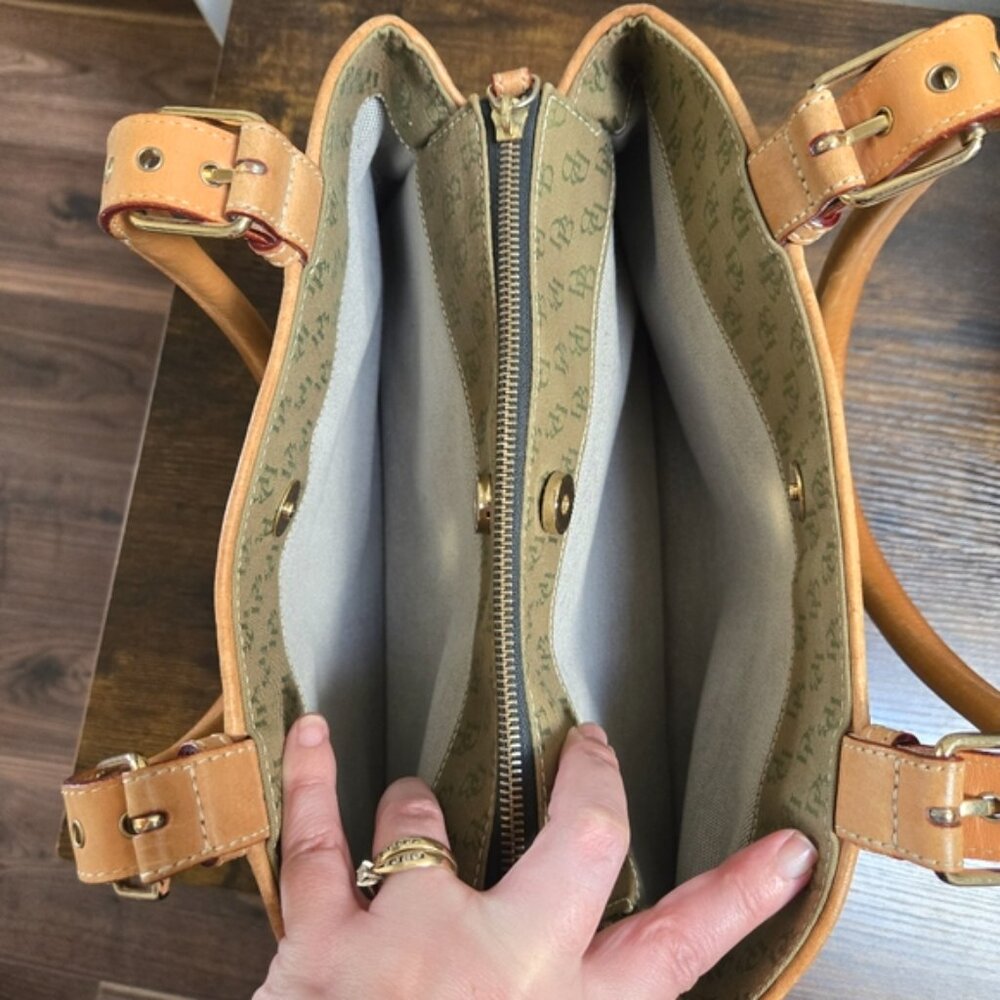 Dooney & Bourke Signature Green Bag - Picture 6 of 16